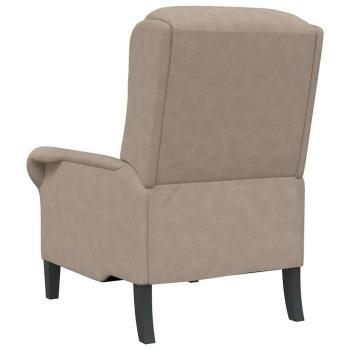 Taupe Sessel Taupe Stoff, Holz Standard Taupe Sessel Rechteckig