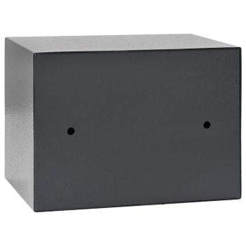 Elektronischer Digital Safe Dunkelgrau 23x17x17 cm Stahl