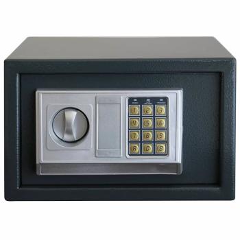 Elektronischer Digitalsafe Dunkelgrau 31x20x20 cm Stahl