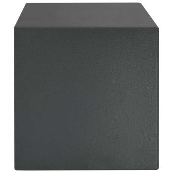 Elektronischer Digital Safe mit Fingerabdruckschloss 25x35x25 cm Stahl