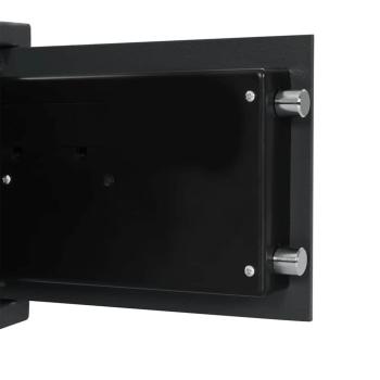 Elektronischer Digital Safe mit Fingerabdruckschloss 25x35x25 cm Stahl