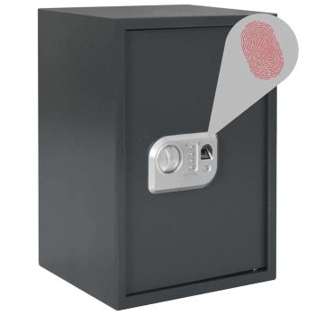 ARDEBO.de - Elektronischer Digital Safe mit Fingerabdruckschloss 31x35x50 cm Stahl