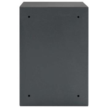 Elektronischer Digital Safe mit Fingerabdruckschloss 31x35x50 cm Stahl