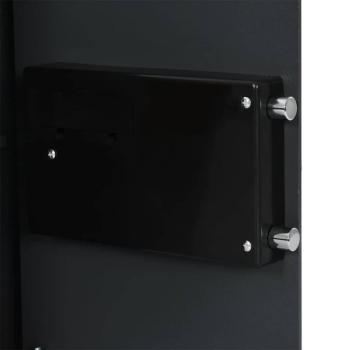 Elektronischer Digital Safe mit Fingerabdruckschloss 31x35x50 cm Stahl