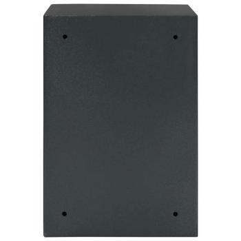 ARDEBO.de - Safe Box mit Schlüsselschloss Dunkelgrau 31x35x50 cm Stahl