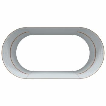 Hochbeet Braun mit Holzoptik 160x80x81 cm Stahl