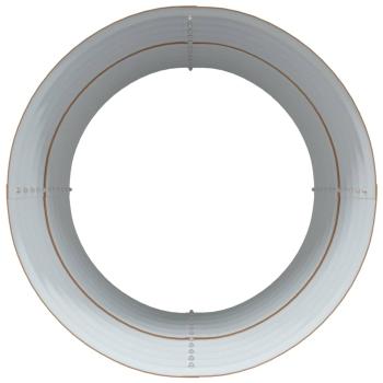 Hochbeet Braun mit Holzoptik 80x80x81 cm Stahl