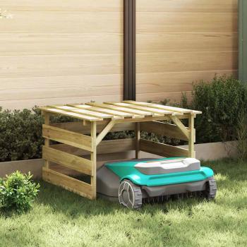ARDEBO.de - Roboter-Rasenmäher Garage Imprägniertes Holz Kiefer