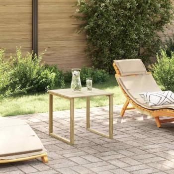 ARDEBO.de - Sonnenliegetisch 50.5x50.5x46 cm Imprägniertes Kiefernholz