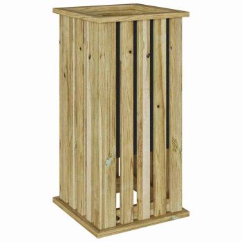 Gartenpflanzgefäß mit Einsatz 33x33x65 cm imprägniertes Holz Kiefer