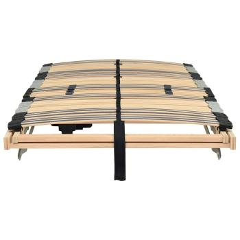 Elektrische Lattenbettbasis 39 Latten 7 Zonen 80x190 cm