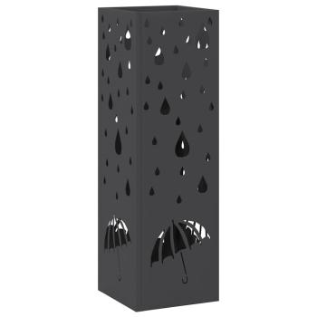 Regenschirmständer Schwarz Metall Mittel Muster