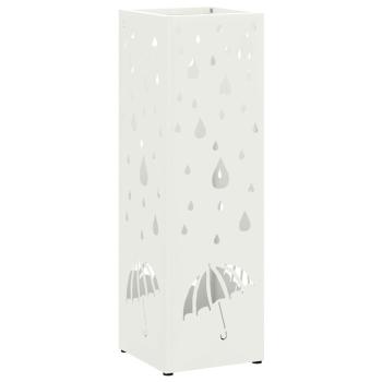 Regenschirmständer Weiß Metall Standard Muster