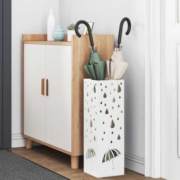 Regenschirmständer Weiß Metall Standard Muster