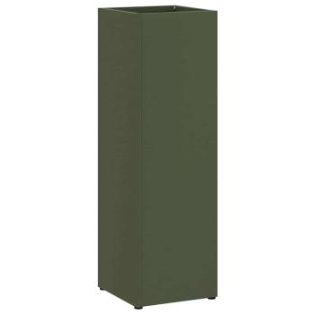 Regenschirmständer Olivgrün Metall Mittel Stauraum