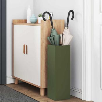 Regenschirmständer Olivgrün Metall Mittel Stauraum