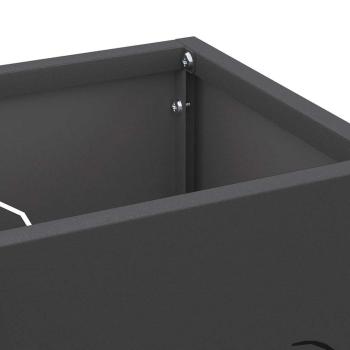 Regenschirmständer Schwarz Stahl Mittel