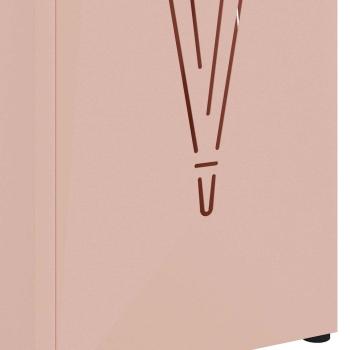 Regenschirmständer Rosa Metall Mittel Rechteckig Modern