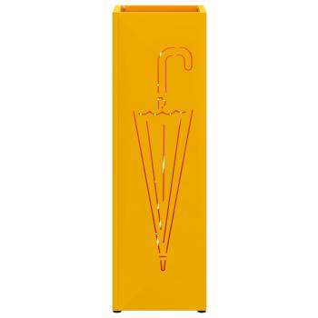 Regenschirmständer Senfgelb Metall Standard Dekorative Intarsien