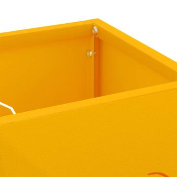 Regenschirmständer Senfgelb Metall Standard Dekorative Intarsien