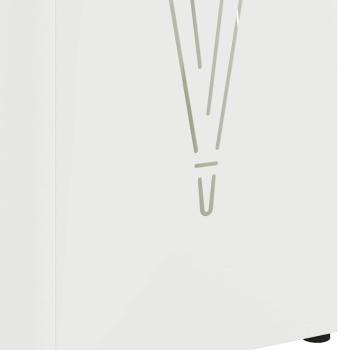 Regenschirmständer Weiß Metall Kompakt Regenschirmständer