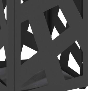 Regenschirmständer Schwarz Metall Mittel Muster