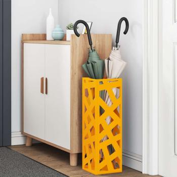 Regenschirmständer Senfgelb Metall Mittel Schlank