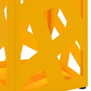 Regenschirmständer Senfgelb Metall Mittel Schlank