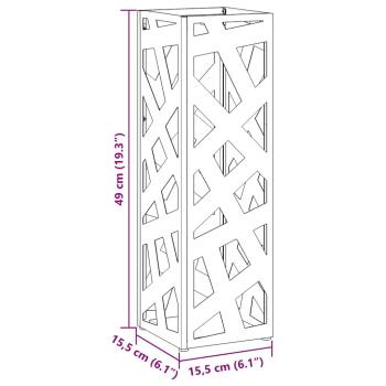 Regenschirmständer Senfgelb Metall Mittel Schlank