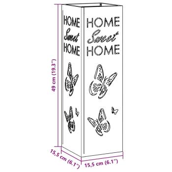 Regenschirmständer Anthrazit Metall Mittel Dekoratives Design