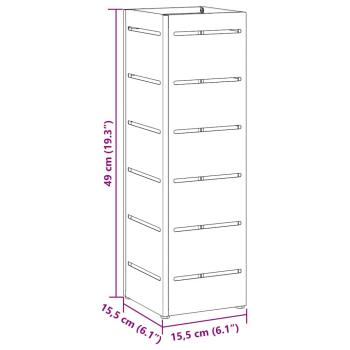 Regenschirmständer Rosa Metall Dekorative Intarsien