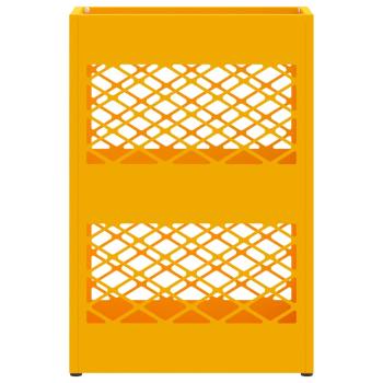 Regenschirmständer Senfgelb Stahl Kompakt Regenschirmständer