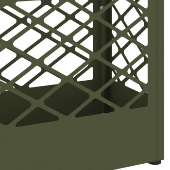 Regenschirmständer Olivgrün Metall Mittel Rechteckig Modern