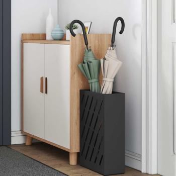 Regenschirmständer Schwarz Metall Mittel Regenschirmständer