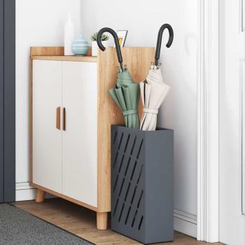 Regenschirmständer Anthrazit Metall Mittel Regenschirmständer