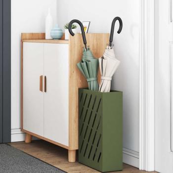 Regenschirmständer Olivgrün Metall Standard Regenschirmständer