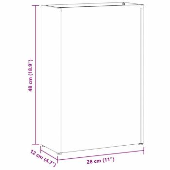 Regenschirmständer Olivgrün Metall Mittel Rechteckig Modern