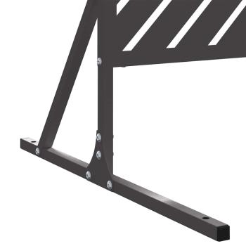 Stahlzaunpanel Schwarz Stahl Standard Langlebig Stahlzaunpanel