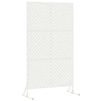 Metallzaunpanel Weiß Metall Mittel Langlebig Metallzaunpanel