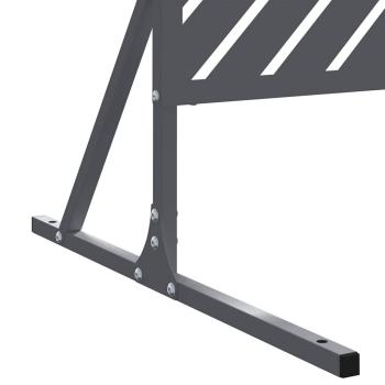 Metallzaunelement Anthrazit Metall Standardgröße Langlebig