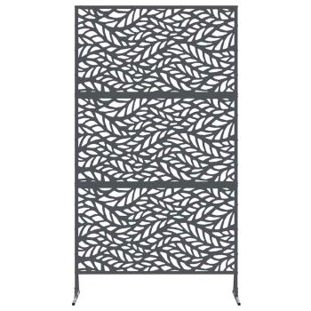 Metallzaunpanel Anthrazit Metall Groß Muster Außen Metallzaun