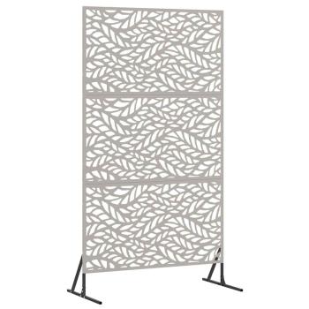 Sichtschutz 100 x 50 x 180 cm Wetterfeststahl Rostoptik