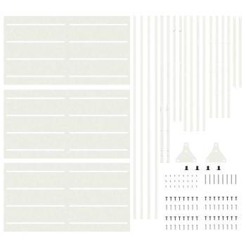 Metallzaunpanel Weiß Metall Standard Langlebig Metallzaunpanel