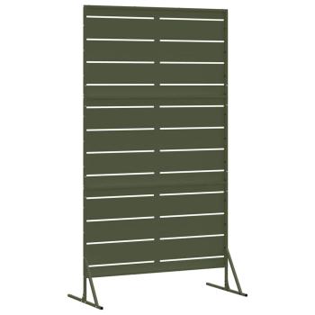 Metallzaunpanel Olivgrün Pulverbeschichteter Stahl