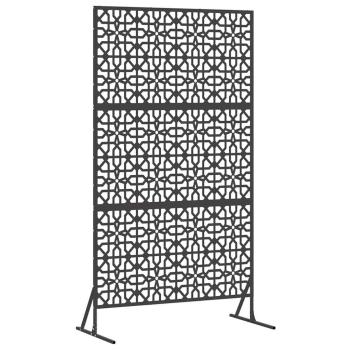 Metallzaunpanel Schwarz Metall Groß Muster Zaunpanel