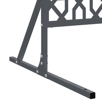 Pulverbeschichtetes Zaunpaneel Anthrazit Pulverbeschichteter Stahl