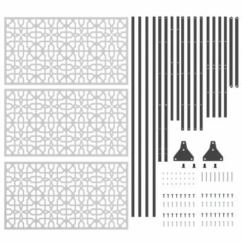 Feuerverzinkte Stahlzaunplatte Feuerverzinkter Stahl Groß Langlebig