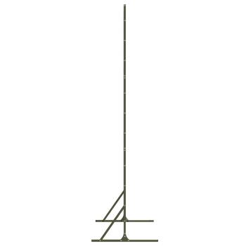 Metallzaunpanel Olivgrün Groß Gemustert Metallzaunpanel