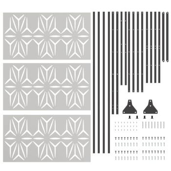 Edelstahlzaunpanel Edelstahl Hoch Dekorative Intarsien