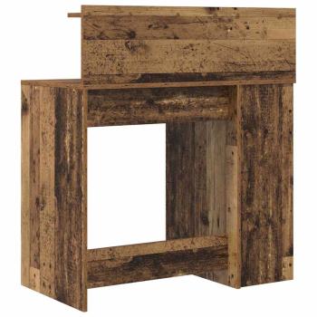 Tisch mit Stauraum Alte Holz 90x48x101.5 cm Holzwerkstoff